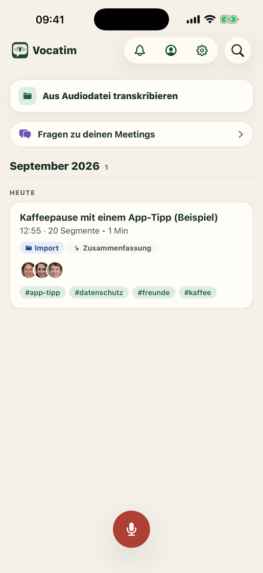 Vocatim: Deine Bibliothek